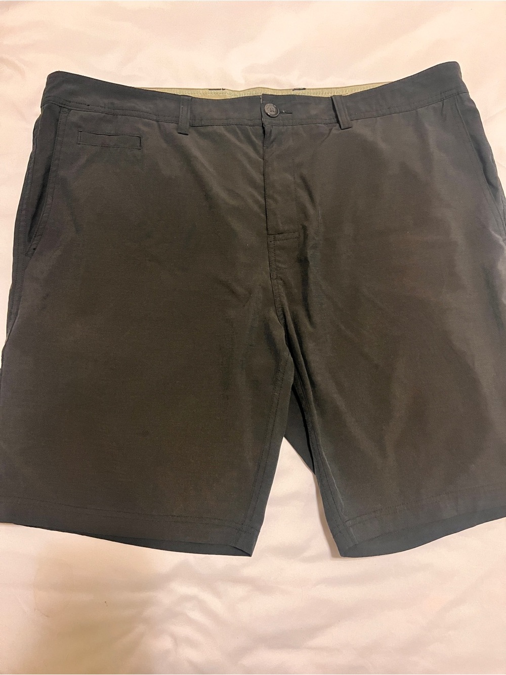 7 Diamonds Performance Black Casual Shorts